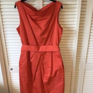 Orange high end dress with bolero